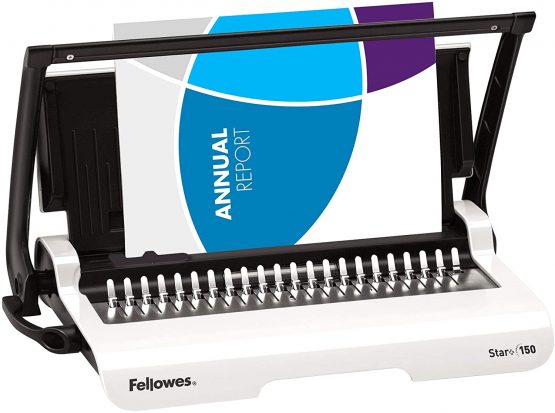 Fellowes Star A4 Manual Comb Binder, white