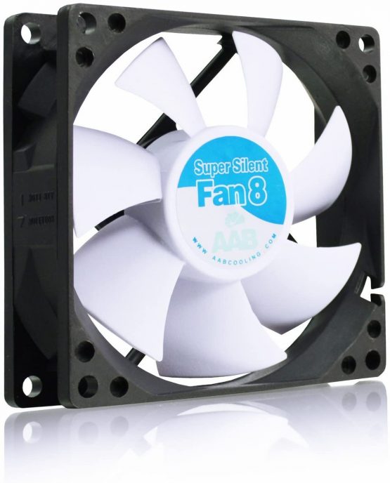 AABCOOLING Super Silent Fan 4 - Silent and Efficient 40mm Fan with 4 Anti-vibration Pads, 12V Fan, PC Cooling, 3D Printer Fan, 4cm Fan 17,9 dB