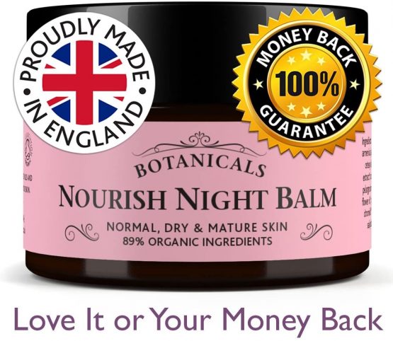 Repair & Renew Night Balm - Rejuvenating Cream Anti Ageing Face Moisturiser for Hyrdating Dry, Sensitive or Mature Skin - 100% Natural & Certified Organic (30g) - Image 3