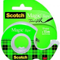 Scotch® 8 1915D Magic Tape Dispenser with 1 Roll Adhesive Tape 19 mm x 15 m