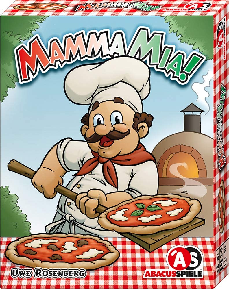 Abacus Spiele ABA08988 Mamma Mia Card Game, Silver, 123 x 96 x 20 mm