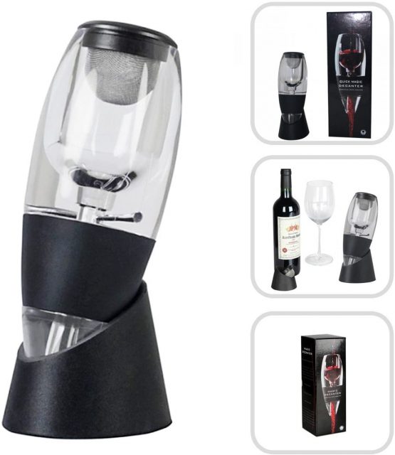 Fosfun Fun12 Magic Decanter Red Wine Aerator & Stand