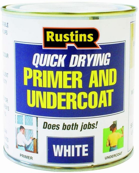 Rustins WHPU250 Primer Paint, White 250ml