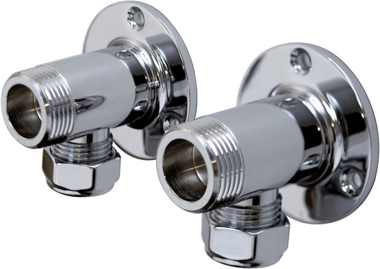 Bristan WMNT4 C Surface Mounted Pipework Fittings - Chrome Plated
