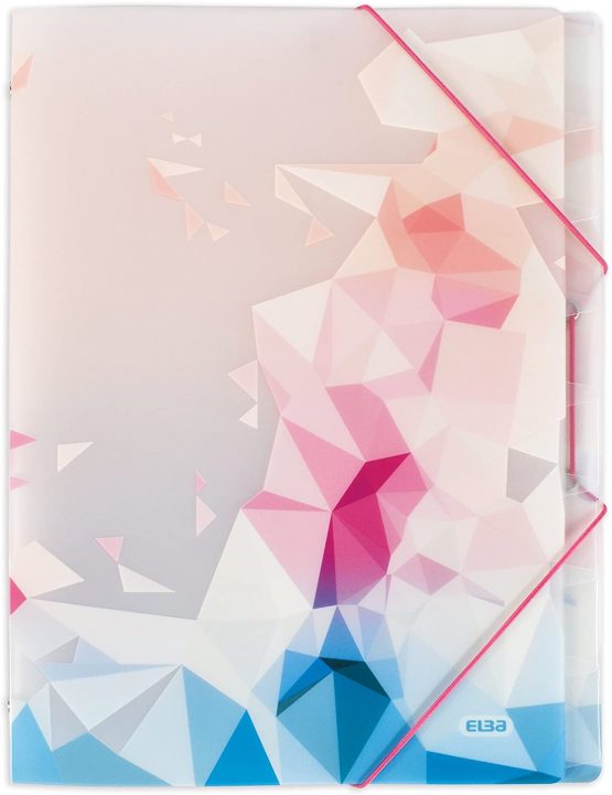 Elba Graphyk Separator File with 8 Dividers Polypropylene A4 Translucent Assorted Colours