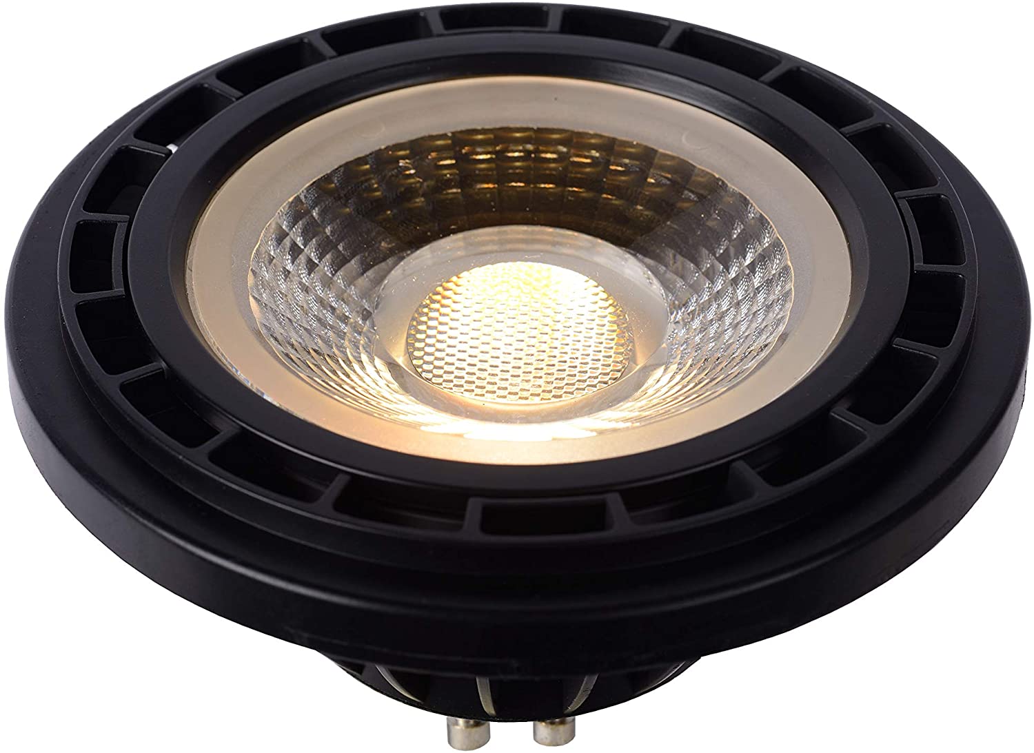 Lucide LED Bulb - Led Bulb - diameter 11 cm - LED Dim to Warm - GU10-1x12W 3000K/2200K - Black