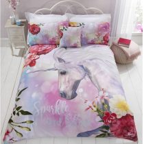 Rapport Home Unicorn Duvet Cover and 2 Pillowcase Bed Set, Polyester-Cotton, Multicolor, 200 x 200 cm