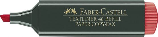 Faber-Castell 48-21 Text Liner - Red (Pack of 10) - Image 3
