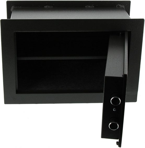BURG-WÄCHTER Point Wall Safe with Double Bit Lock, Pack of 1 Black, PointSafe PW 3 S, Outside: 260x390x195mm (HxBxT) - Image 4