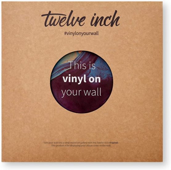 Twelve Inch Original - Invisible Vinyl On Your Wall Display - Show Your Vinyl Record As Artwork - No frames or visible support - Show off Album Jacket With Minimalistic Danish Design - Image 2