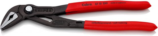 KNIPEX Cobra ES Water Pump Pliers extra-slim (250 mm) 87 51 250 SB (self-service card/blister)