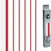 Reaper Cable Sleeved PSU Extension Set - Power Supply Extensions - 1x 24 Pin/ 2x 8 Pin/ 2x 6 Pin/ 1x 4+4 Pin - With Combs - 30cm (White & Red)