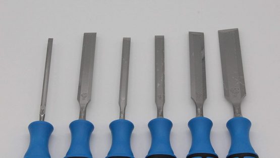 Kirschen 1118000 Firmer Chisel Set with 2 Component Handles 6 pcs No. 1118, Multi-Colour - Image 3