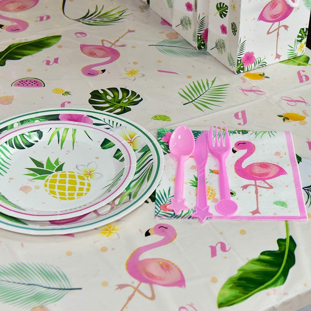 WERNNSAI Pink Flamingo Napkins - Image 4
