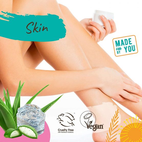 Naissance Aloe Vera Gel 1kg - Refill Eco Pouch Cruelty Free and Vegan - Cooling, Soothing and Moisturising for All Skin Types - Image 2
