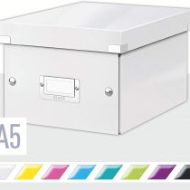 Leitz A5 Storage Box, Click and Store Range 60430001 - Small, White
