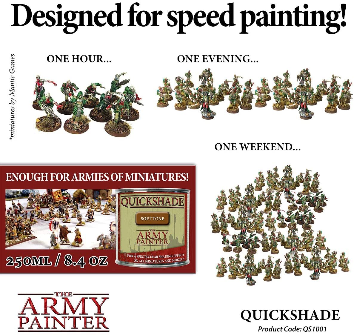 The Army Painter Quickshade Dip Dark Tone, for Quickly Dipping and Shading Entire Wargaming Armies - Image 3