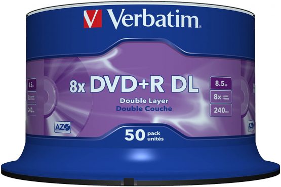 Verbatim 43758 DVD+R 8x DL Matt Silver 50 pack - Image 2