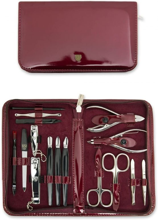 THREE SWORDS | Exclusive 16-Piece MANICURE - PEDICURE - GROOMING - NAIL CARE set / kit / case | VARIOUS DESIGNS | Brand quality by THREE SWORDS (000422) - Image 2