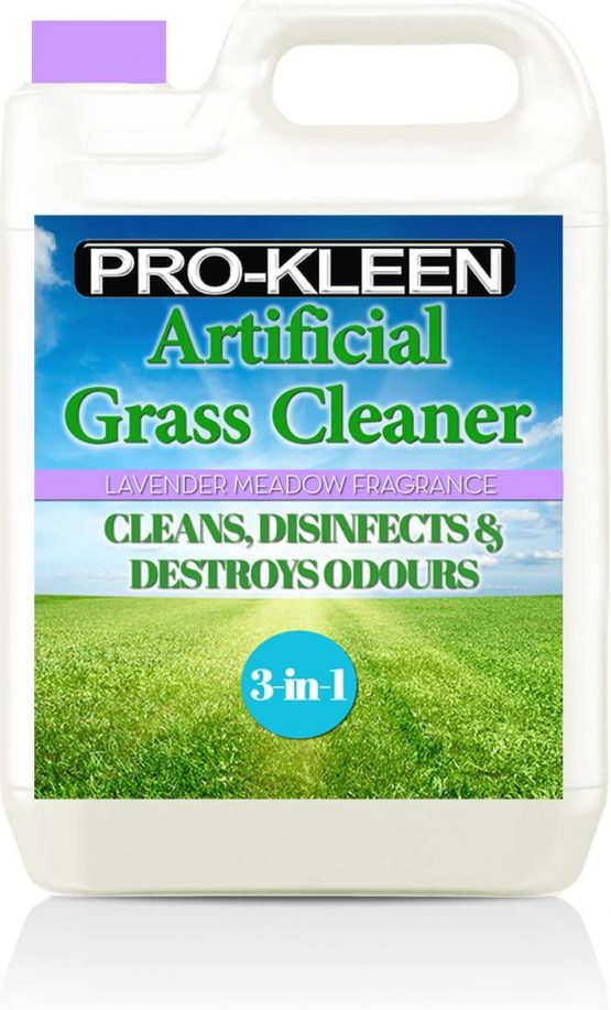 Pro-Kleen Artificial Grass Cleaner - Perfect for Homes with Dogs - Cleans and Deodorises Astro Turf, Leaves a Lavender Fragrance - 5 Litre Super Concentrate: Makes 15 Litres