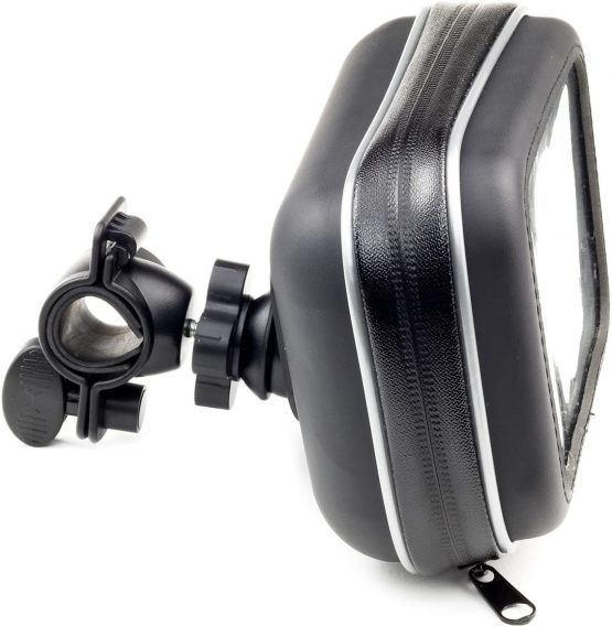 Motorcycle Handlebar Bike Mount Holder With Waterproof Case For TomTom Go Classic 5'' Go Discover 5'' Go Premium 5" Go Basic 5" Essential 5 Inch 5200 520 5100 510 51 Via 53 52 Start 52 GPS Sat Nav - Image 2