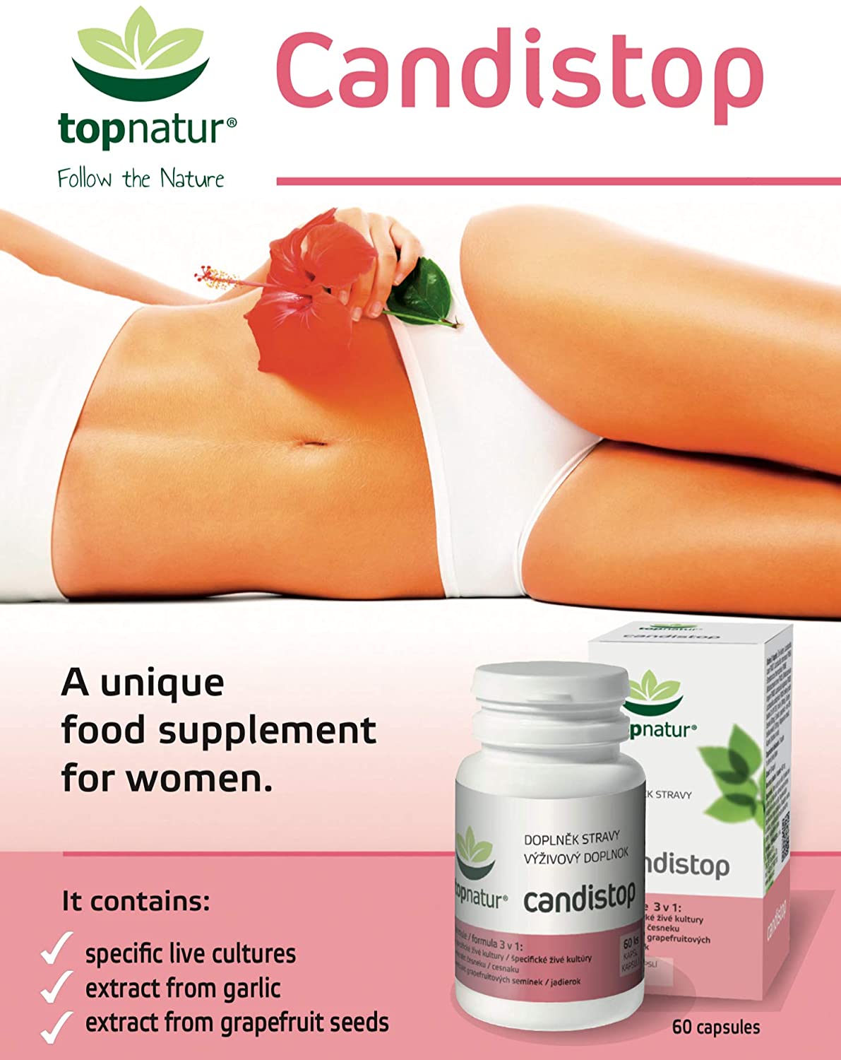 CANDISTOP Candida Cleanse and Yeast Support, 60 Count (Pack of 1) - Image 3