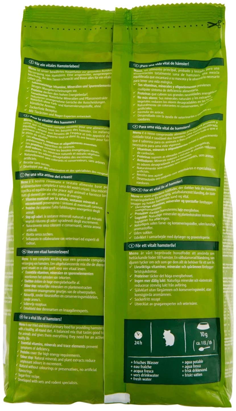 Vitakraft Menu Vital Hamster Food, 1 kg, 1 kg (Pack of 1) - Image 3
