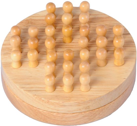 Engelhart - Solitaire tout rond en bois - 200117