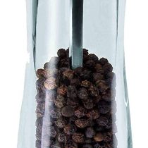 Cole & Mason H59401G Derwent Pepper Mill | Gourmet Precision+ | Stainless Steel/Acrylic | 190mm | Single | Includes 1 x Pepper Grinder | Lifetime Mechanism Guarantee