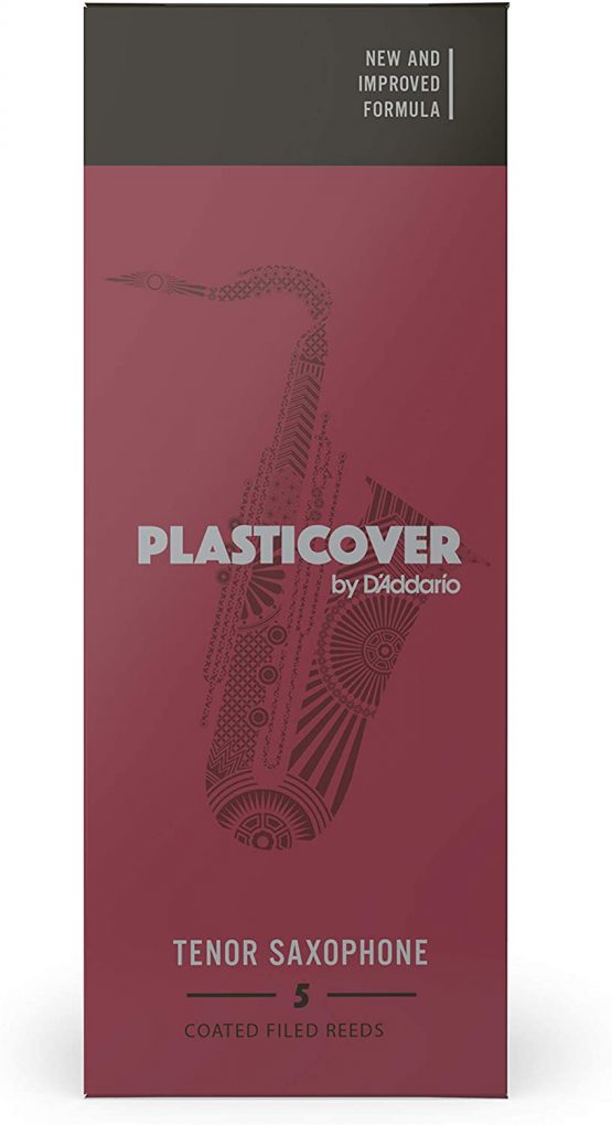 Rico Plasticover 2.5 Strength Reeds for Tenor Sax (Pack of 5) - Image 2