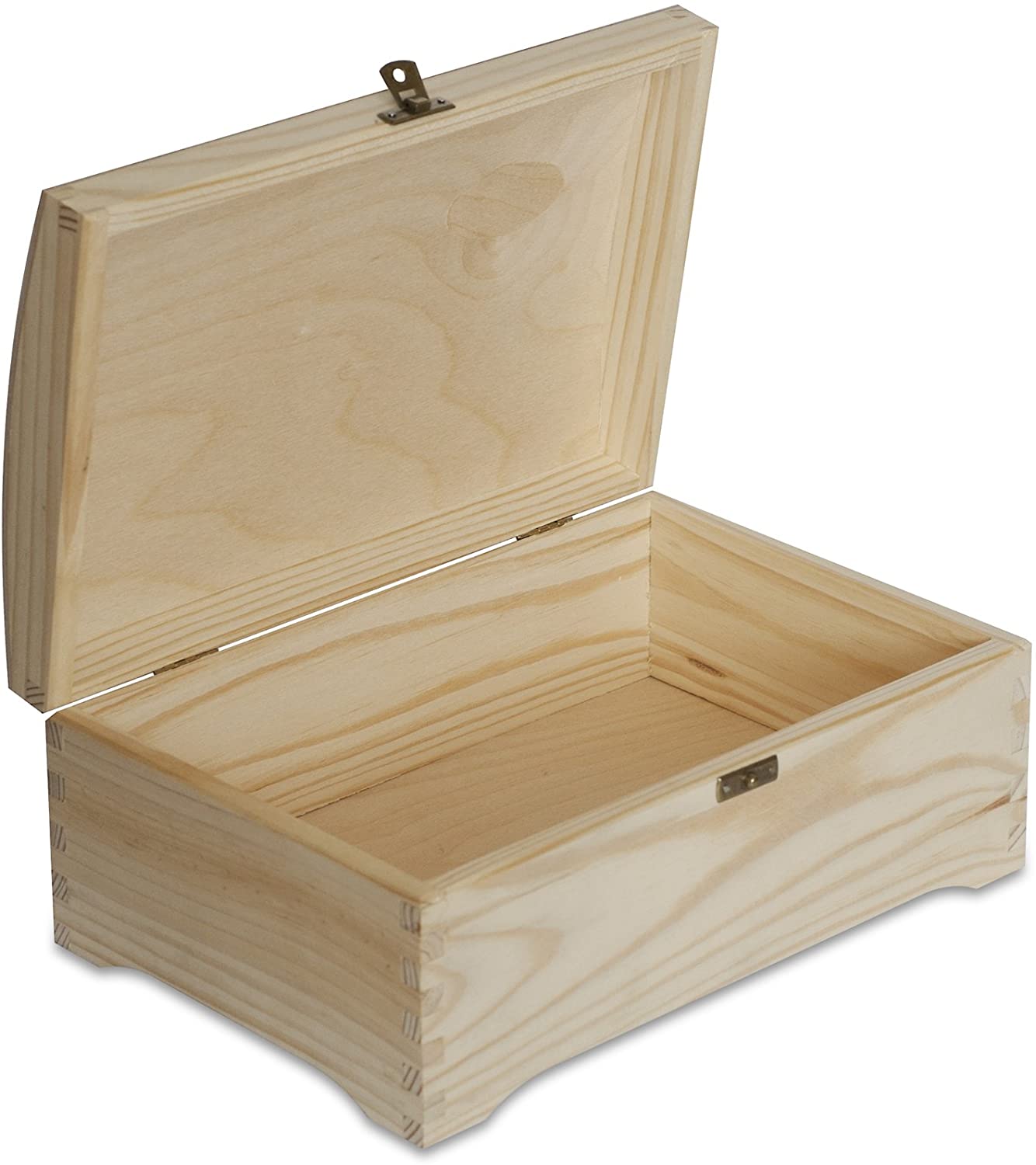 Creative Deco Keepsake Box Treasure Chest Wooden Memory | 30 x 20 x 14 ...