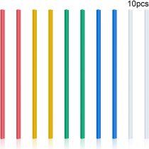 10 Pieces Binding Bars Slide Grip Binding Bars Report Cover A4 Spine Bars for School and Office, 12 Inch, 40 Sheet Capacity (5 Colors)