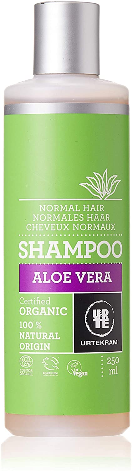 Urtekram Organic Aloe Vera Shampoo 250ml, 1 unit, 250 ml (Pack of 1)