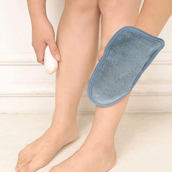 Exfoliating Gloves for Body Scrub Dead Skin Cell Remover Bath and Shower Gloves for Deep Cleaning 2Pcs - Image 3