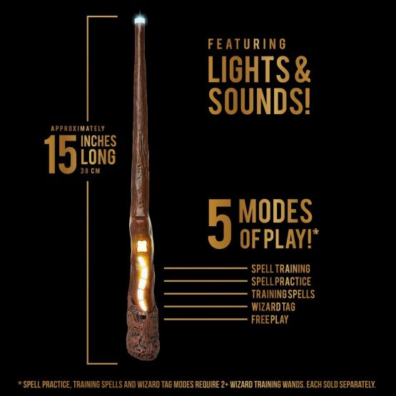Harry Potter 39899, Ron Weasley Wizard Training 11 SPELLS To Cast Official Toy Wand with Lights & Sounds - Image 2