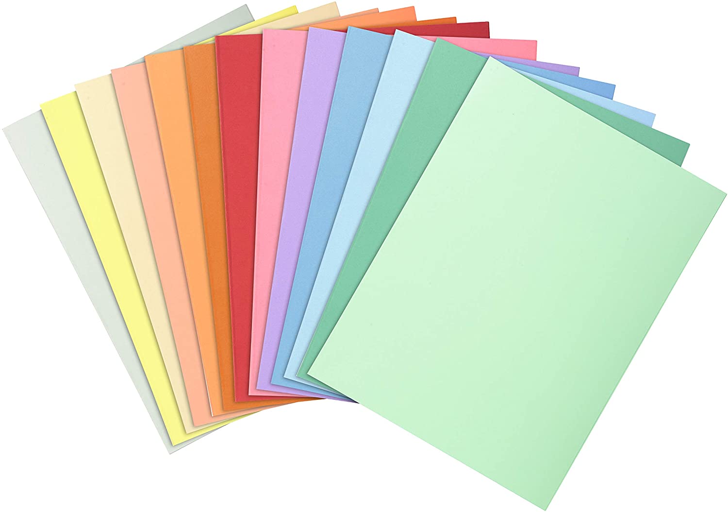 Exacompta, Ref 330000E, Super Pastel Square Cut Folders, 24 x 32cm in Size, Suitable for Storing & Holding A4 Documents
