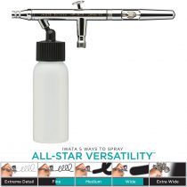 Iwata-Medea Eclipse HP BCS Dual Action Bottle Feed Air Brush ECL 2000