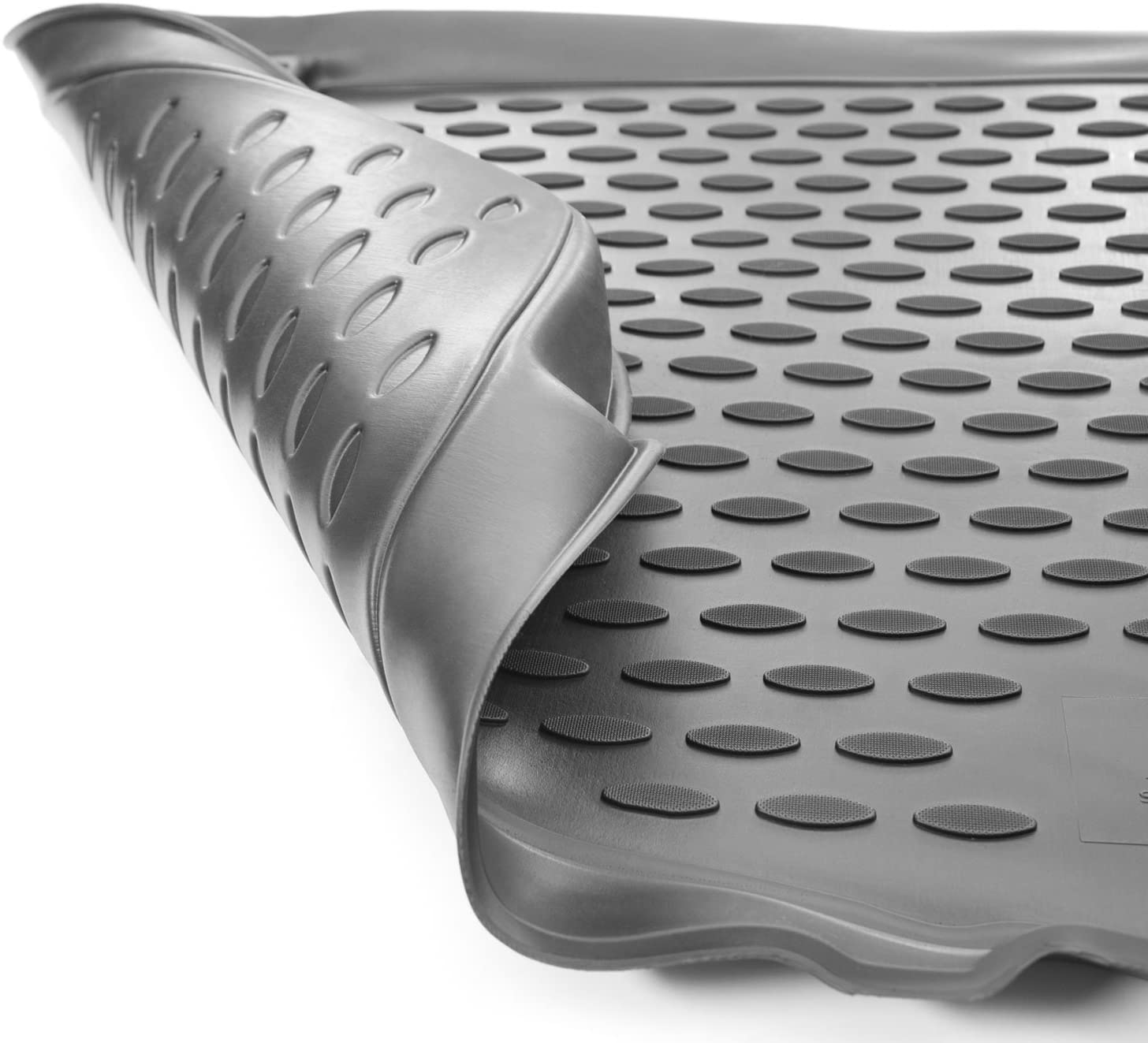 Novline MAT053 Custom Tailored Fit Black Rubber Boot Liner Mat (with Full Spare Wheel) - Image 4