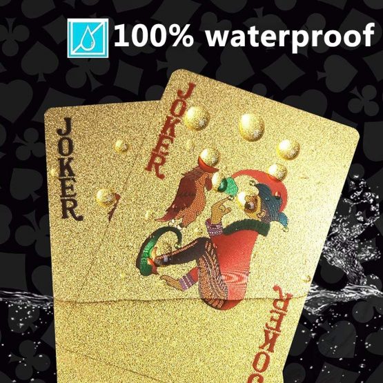 BETOY Poker Playing Cards 2 Pack 54 Pieces Waterproof PVC Multipack Poker Playing Cards Set Classic Magic Tricks Tool for Party and Game - Image 4