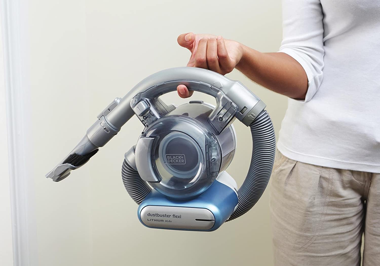 BLACK+DECKER dustbuster Flexi Pet 14.4V Handheld Vacuum Cleaner, PD1420LP-GB, Blue, 14.4 V - Image 3