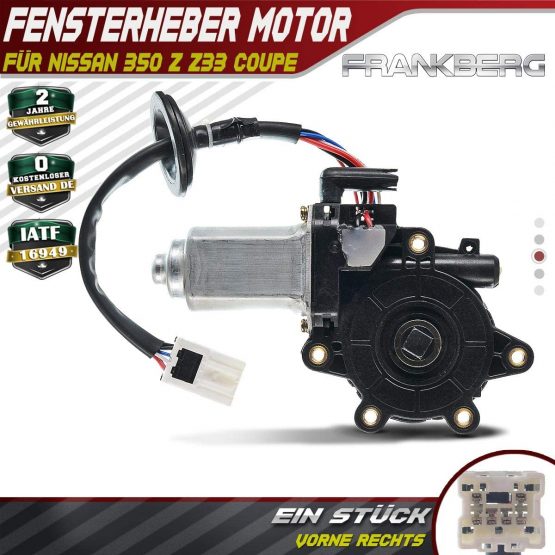 Window Regulator Motor Front Right Compatible with 350Z Z33 Coupe 2002-2009 80730CD001