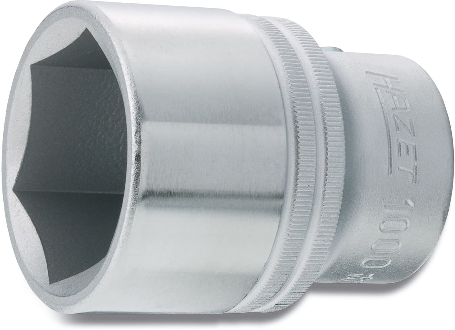 HAZET 1000-36 61.5 mm 6-Point Hexagon Profile Socket - Chrome-Plated/Polished, Schlüsselweite: 36 mm