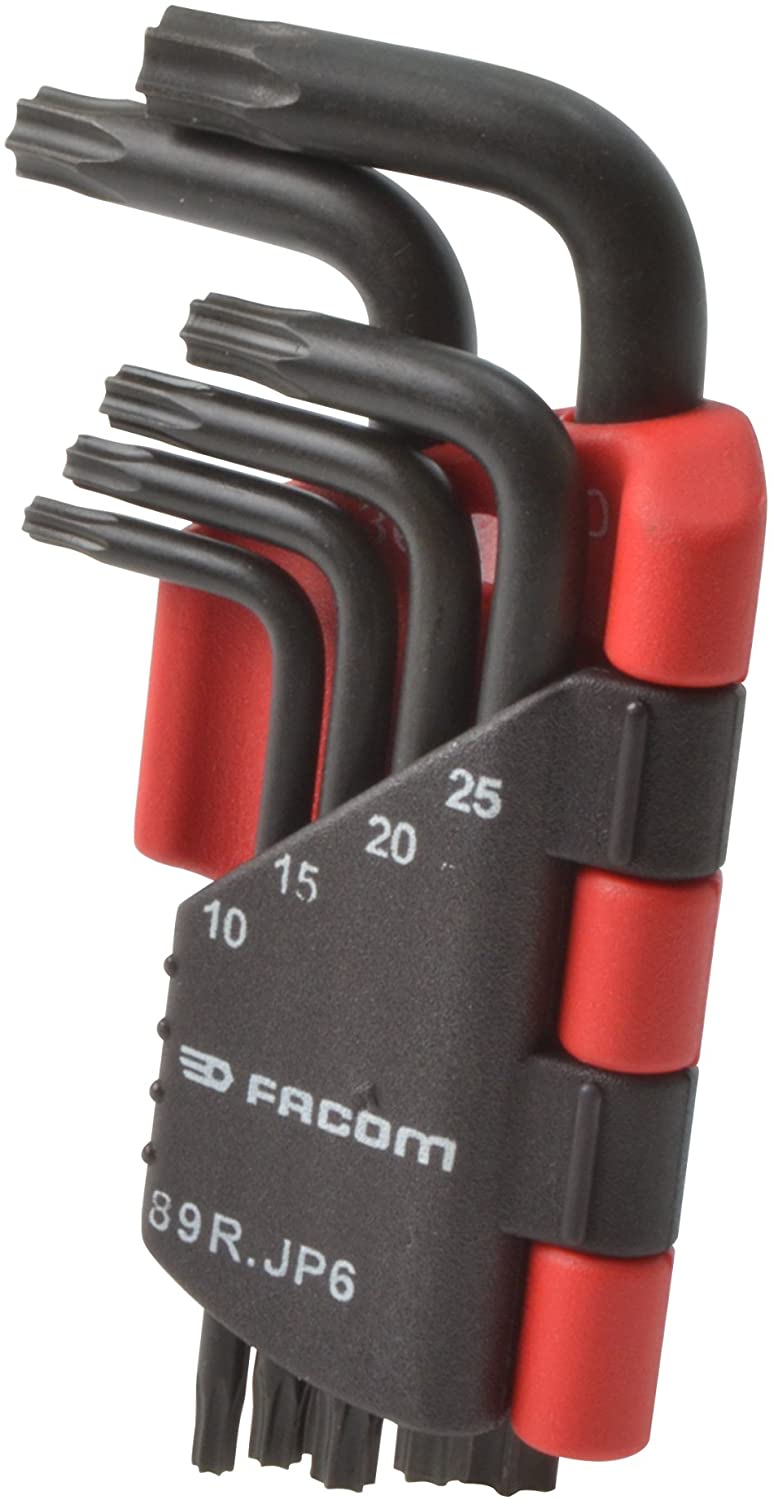 Facom FCM89RJP6 89R.JP6 10 - 40mm Hex Key Set including Long Resistorx (6 Pieces), Multicolor - Image 3