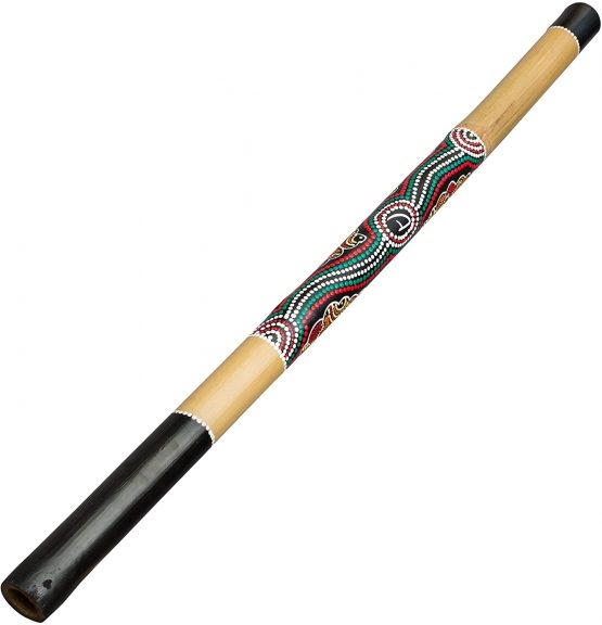 Australian Treasures - DIDGERIDOO BAMBOO 47'' - hand-painted - fair traded - including beeswax and didgeridoobag. Didgeridoo for beginners - Image 2