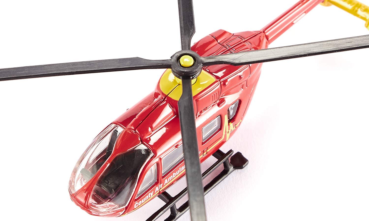 siku 1647, Rescue Helicopter, Metal,Plastic, 1:87, Red, Rotating rotors, 133 x 91 x 41 mm - Image 3