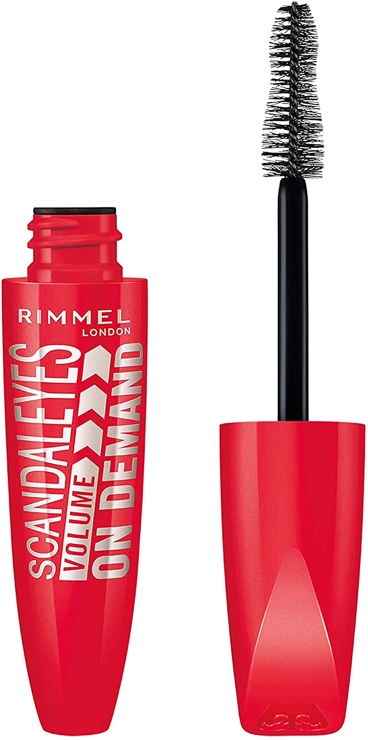 Rimmel London Scandaleyes Volume On Demand Buildable Mascara, Black, 12 ml, 12 ml (Pack of 1)