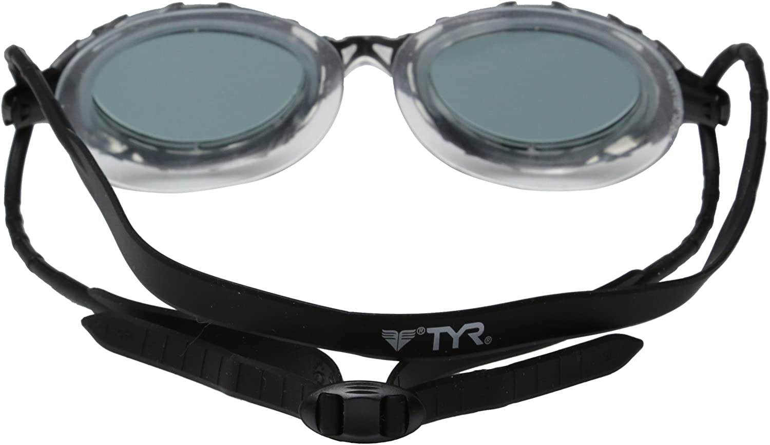 TYR Unisex Adult Nest Pro Performance Goggles - Smoke/Black/Black, Medium - Image 2