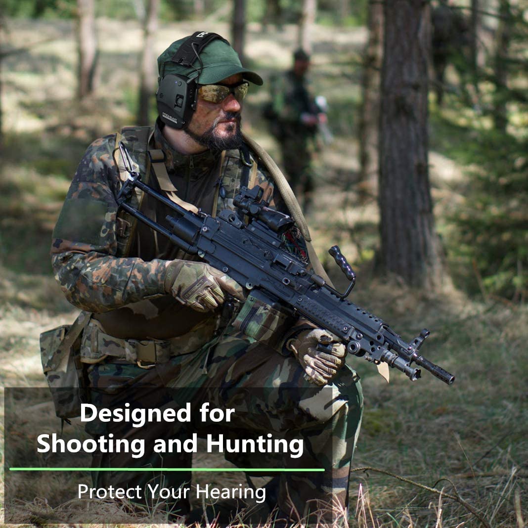 PROHEAR 030BT Electronic Safety Earmuffs for Shooting Adult Ear Defenders for Shotgun Range Active Noise Reduction and Sound Amplification Hearing Protector for Hunting SNR 27dB/NRR 22dB - Image 3