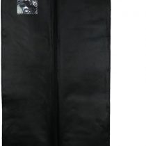 HANGERWORLD 54 Inch Black Breathable Suit Cover Travel Carrier Bag with Handles