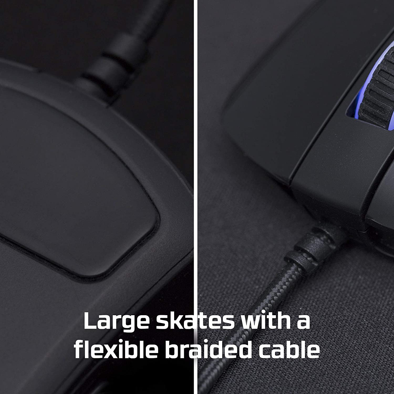 HyperX Pulsefire Raid - Ergonomic - 11-button programmable RGB Gaming Mouse, Black, Wired - Image 4